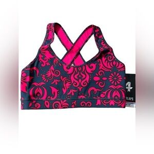 Fourlaps Infinity Sports Bra activewear workout bra Velvet Wallpaper size medium